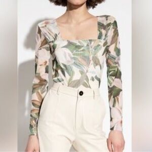 AllSaints Tara Alessandra long sleeve bodysuit